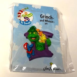 Vintage Pin Grinch & Whozit Pin Dr Suess 1998